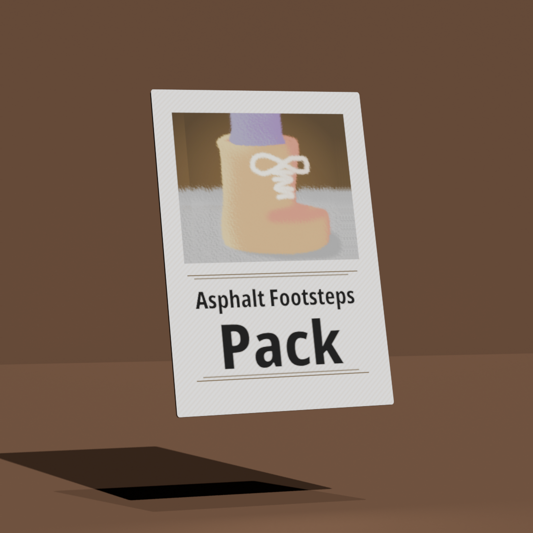 Asphalt Footstep pack